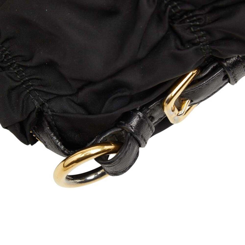 PRADA Black Leather Shoulder Bag - Picture 8 of 14
